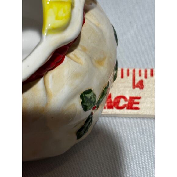 Vintage Lillian Vernon Santa & Toy Bag •Creamer•Lidded Sugar Set Collector MCM - Picture 8 of 10